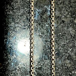 John Hardy 30 inch box chain with no clasp. Hardly worn. Unique.